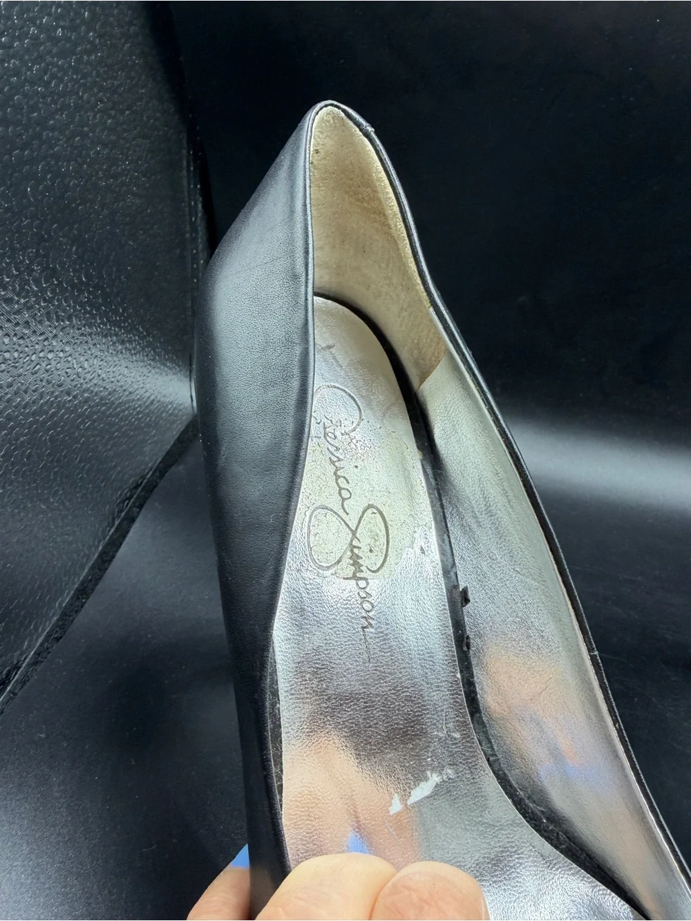 Jessica Simpson Classic Black Platform High-Heel Pumps